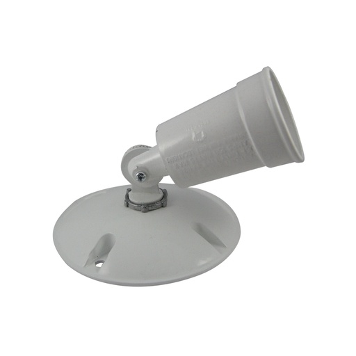 Socket/base Sencilla Blanca Interp. Blanco. 4-1/2